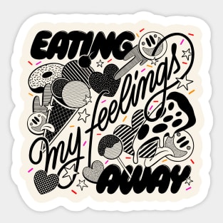 Eating Away Sticker